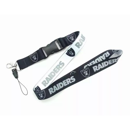 Las Vegas Raiders NFL Neck Lanyard Football Teams Detachable Strap Lanyards for Cellphone Holder